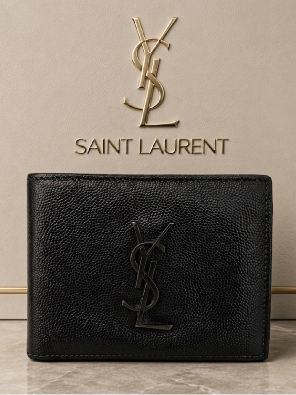 🖤🖤YSL Cassandra Leather Bifold Wallet🖤🖤